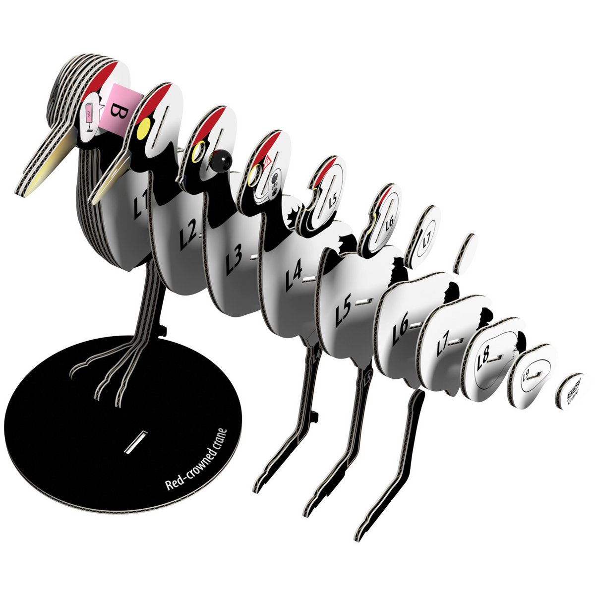 EUGY 3D-Puzzle - Kranich