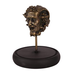 Bacchus-Figur mit Glaskuppel 23 cm