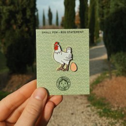 Enamel Pin "Chicken & Egg"