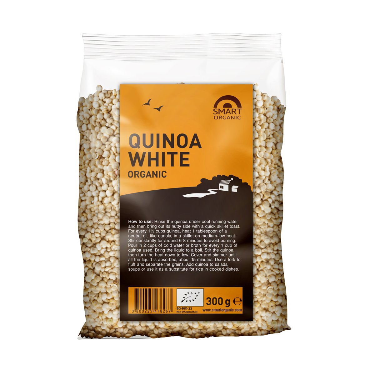 Quinoa white, organic, Smart Organic, 300g