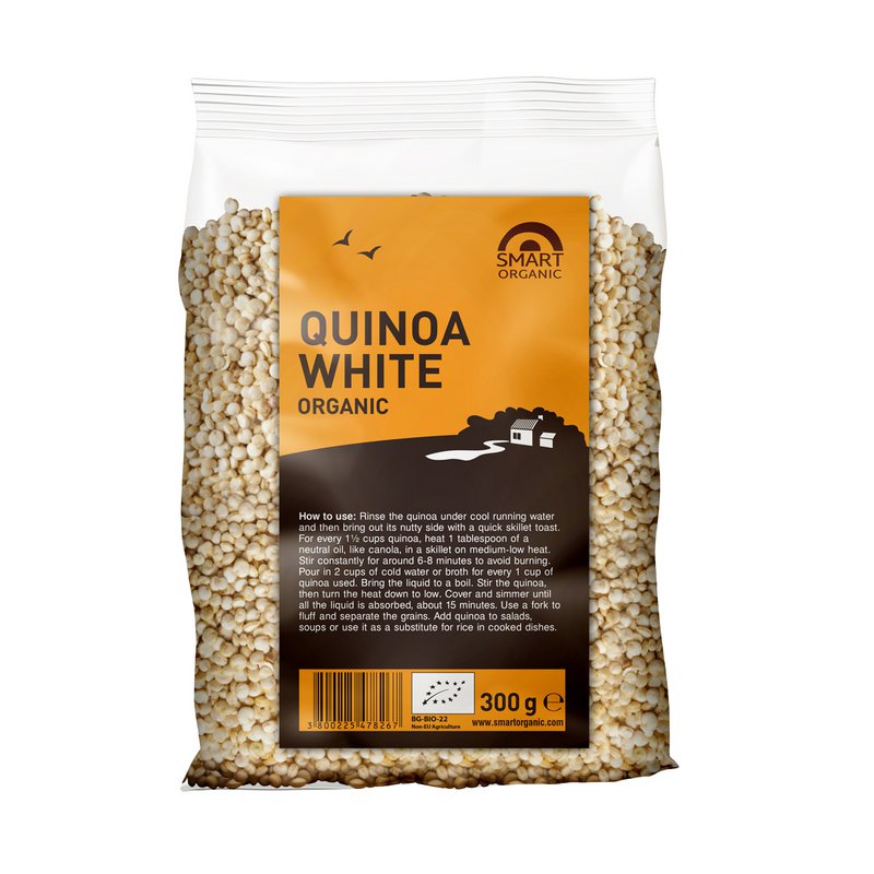 Quinoa white, organic, Smart Organic, 300g