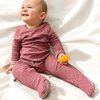 OrganicEra Organic Baby Footed Sleepsuit, Bordeaux