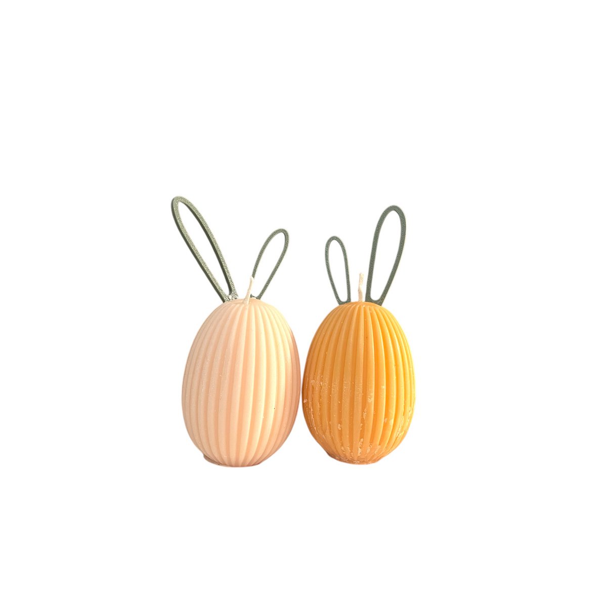 Enestående! Dejlige påskeægglys med aftagelige bunnyører