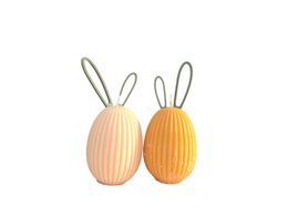 Enestående! Dejlige påskeægglys med aftagelige bunnyører