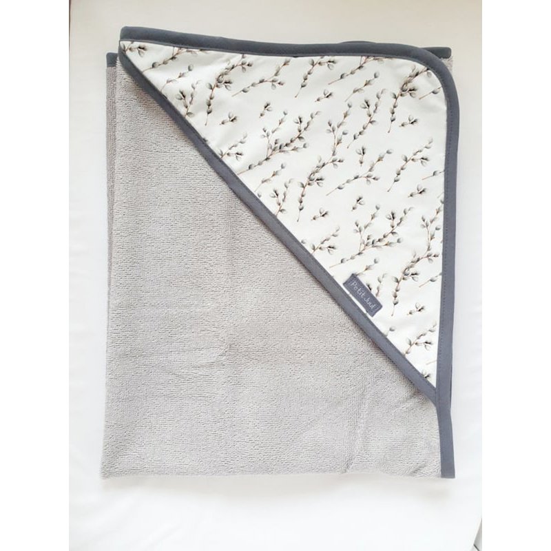 Cape de bain james gris