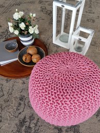 Pouf outdoor ø55cm Sitzpouf Terrasse Pool Garten