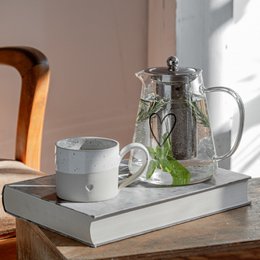 Theepot hart (VE = 4 stuks)