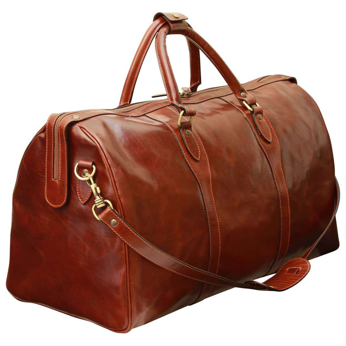 Bolsa de viaje de fin de semana - Marrón