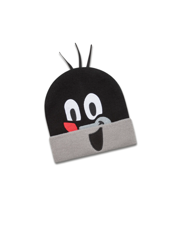 koaa – The Little Mole – Czapka Maskotka czarno/szara