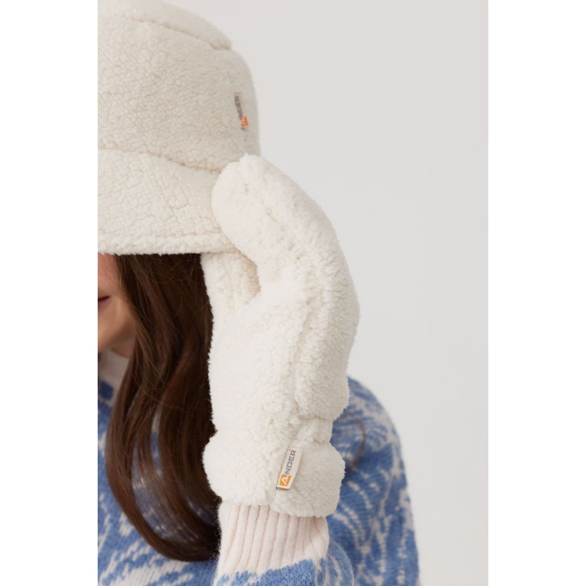 Single molly ecru gloves