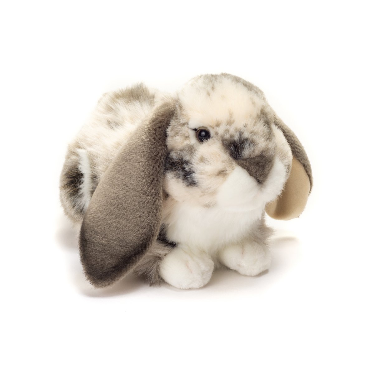 Ram rabbit gray white 30 cm - plush toy - soft toy