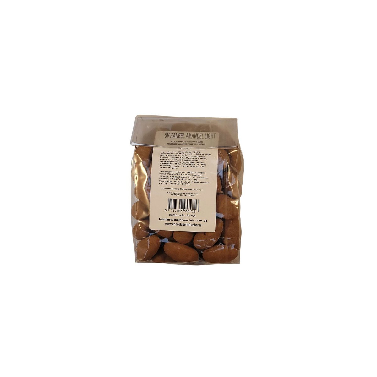Kanelmandler 250 gram lyse