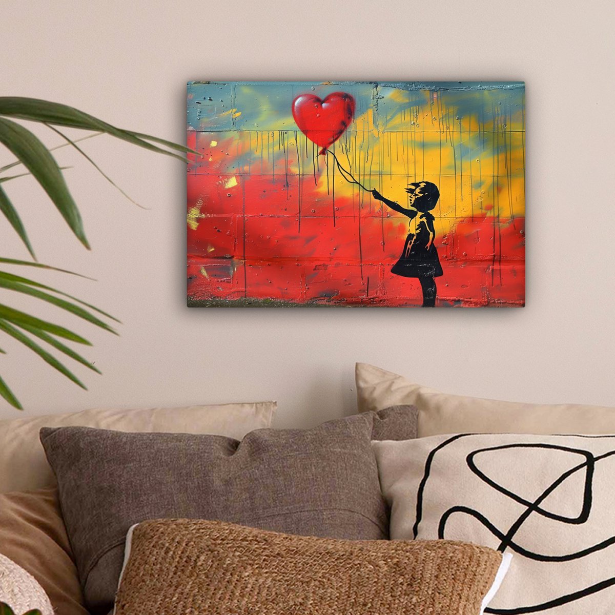 Leinwand Malerei - Wanddekoration Banksy Sty