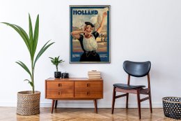 Poster Holland Travel - Poster di viaggio vintage