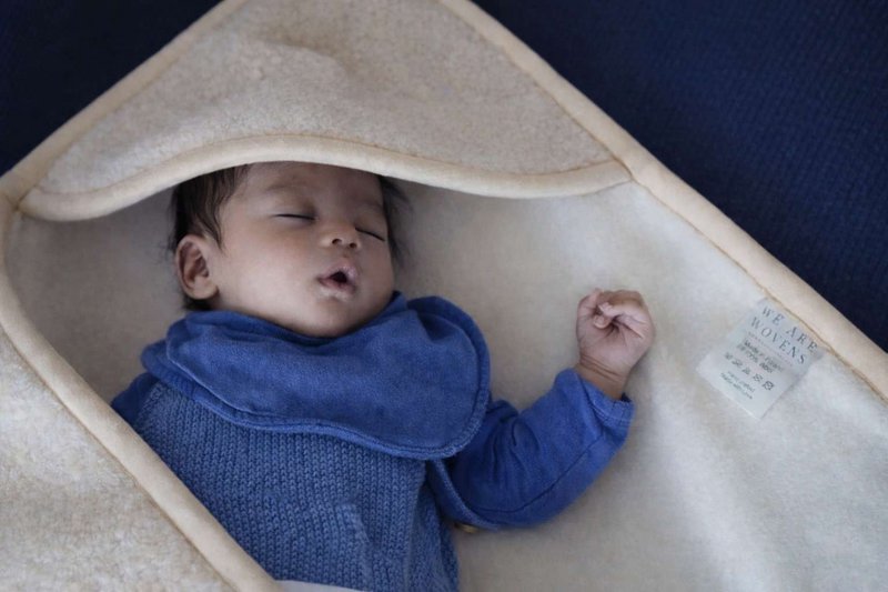 Wool Swaddle - Luxury Latte