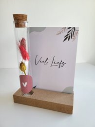 Gift tube holder 5x10 cm 16x