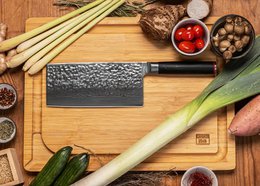 Damascus Cleaver Knife - 190 mm blade