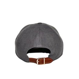 Grå linned baseballkasket | Blød struktur minimalistisk hætte | Neutral Tone CacheMio®
