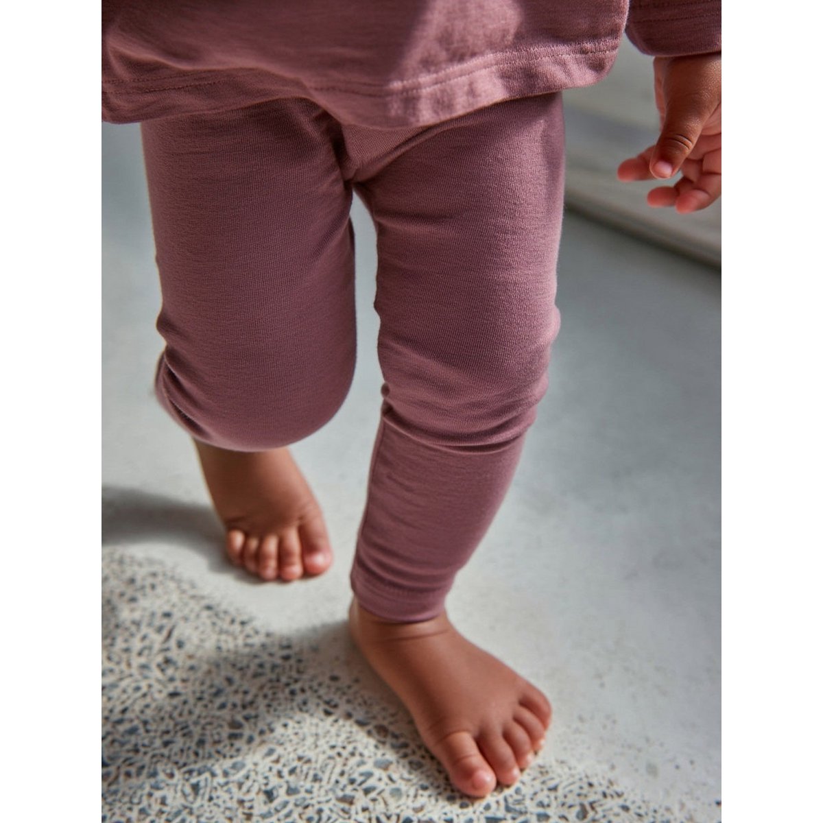 Wool Baby Children's Pants - Merino Wol - Grape Shake