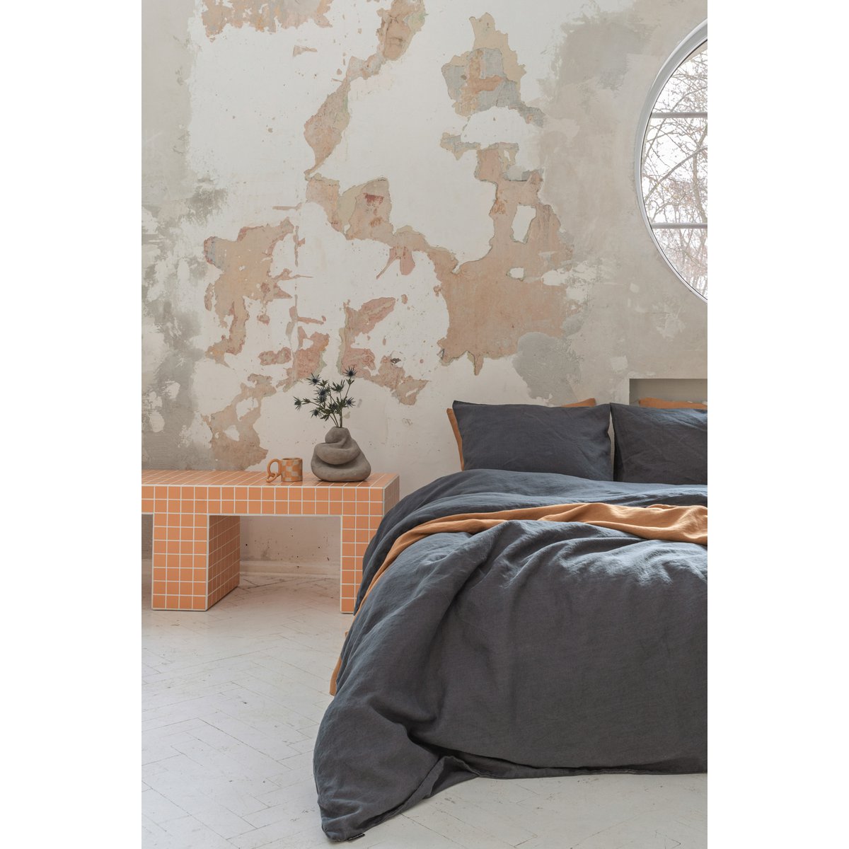 Linen bedding set / Midnight