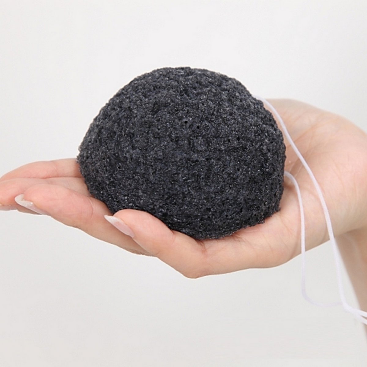 Natural Konjac Sponge for Face with Bamboo Charcoal
