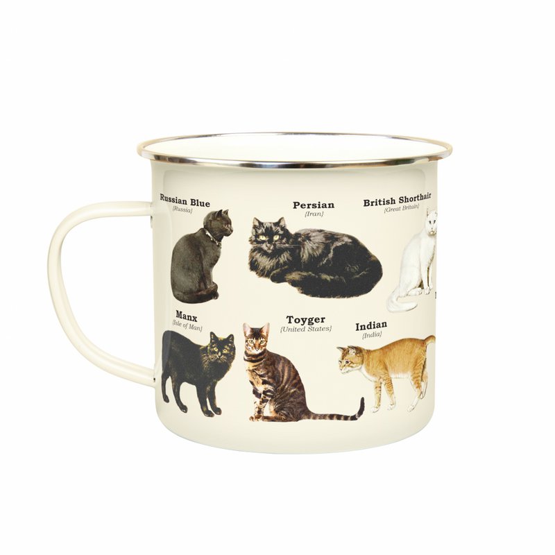 Republic Republic Mok Emaille - Mug di smalto - Cats