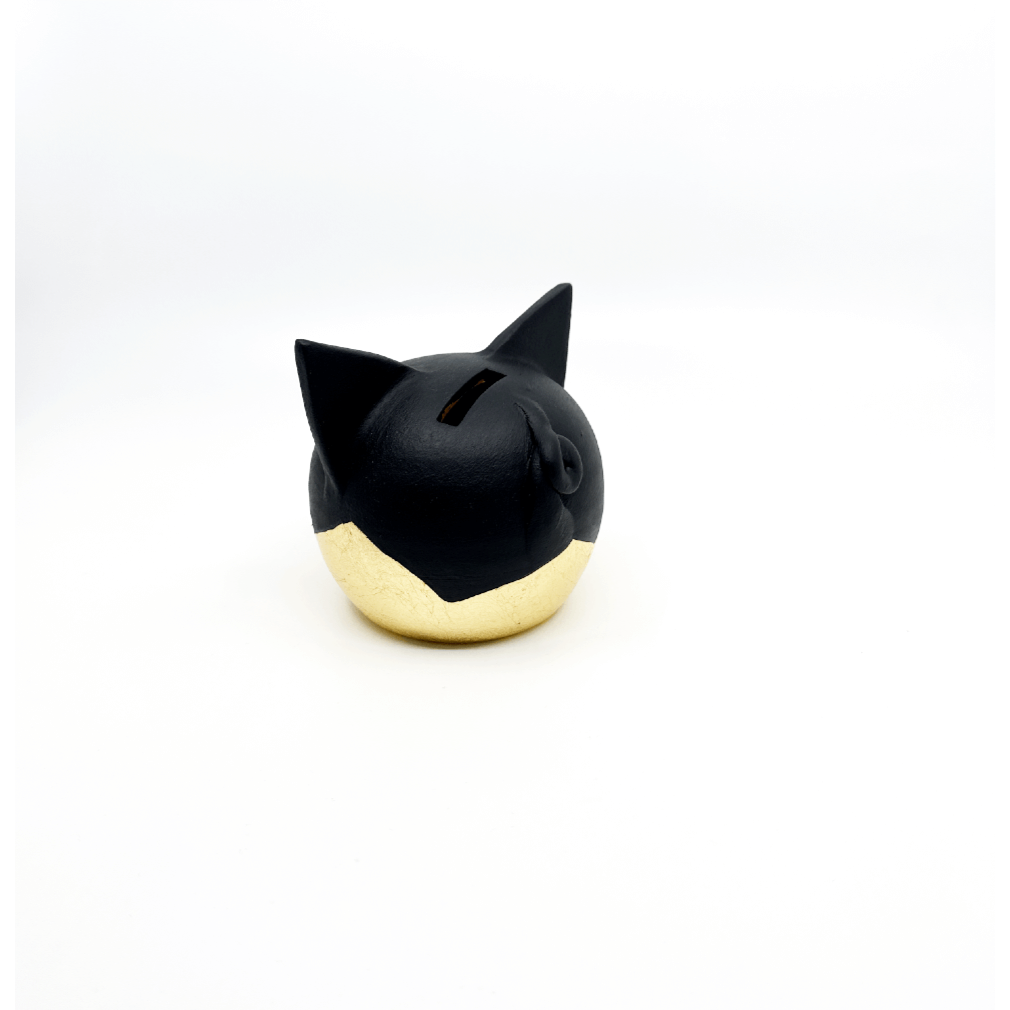 Banque de piggy d'or divisée