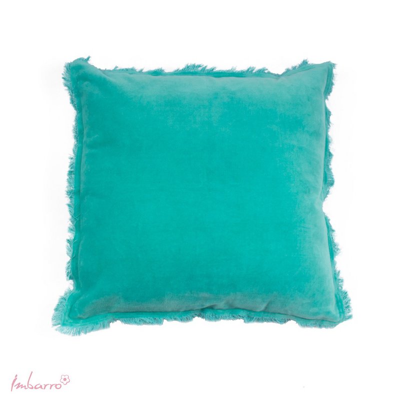 Kussen Squar Frays Azure