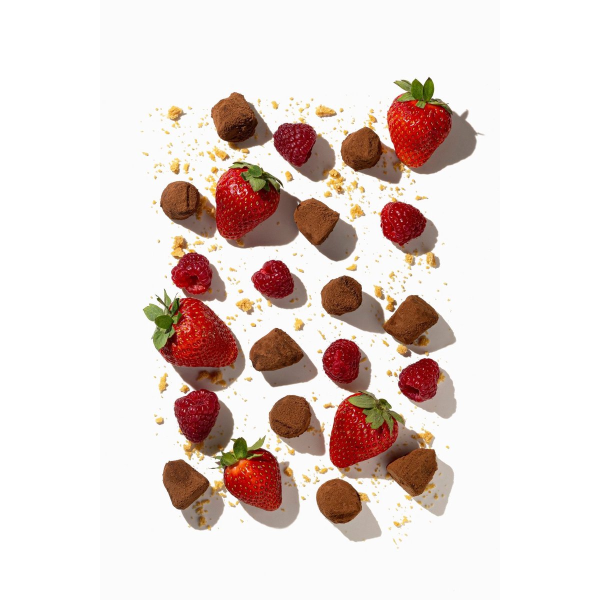 Tarta De Frutos Rojos Trufas De Chocolate - Granel