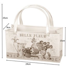 Metal fleur bag