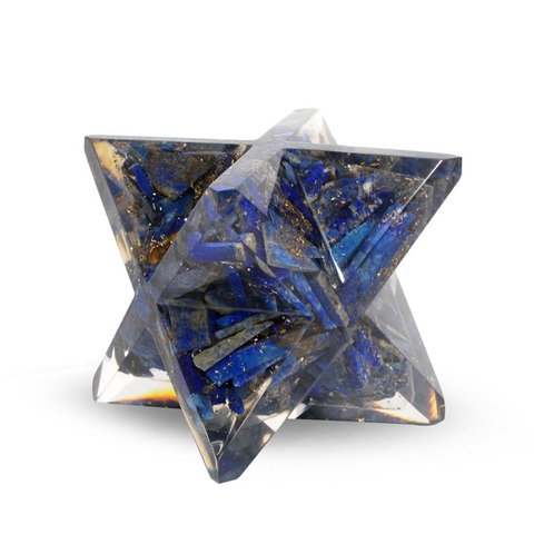 Orgon Big Size Lapislazuli Merkaba Star