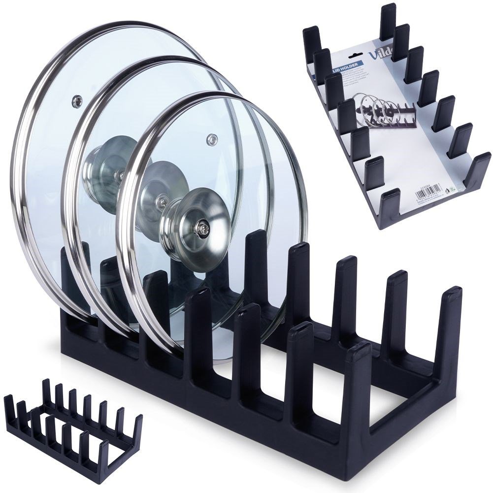 Lid and plate organizer rack plastic 28x15x9cm