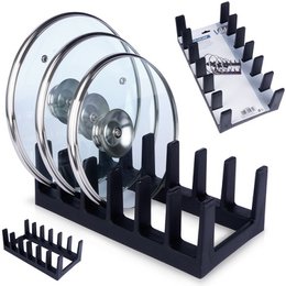 Lid and plate organizer rack plastic 28x15x9cm