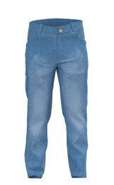 Kids slim fit jeans in a day sky blue color. Made from durable denim material with a comfortable, slim silhouette.