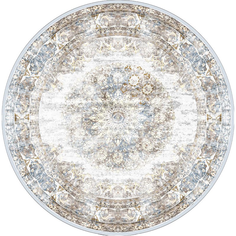 Teppich Viola Round Taupe ø120 cm