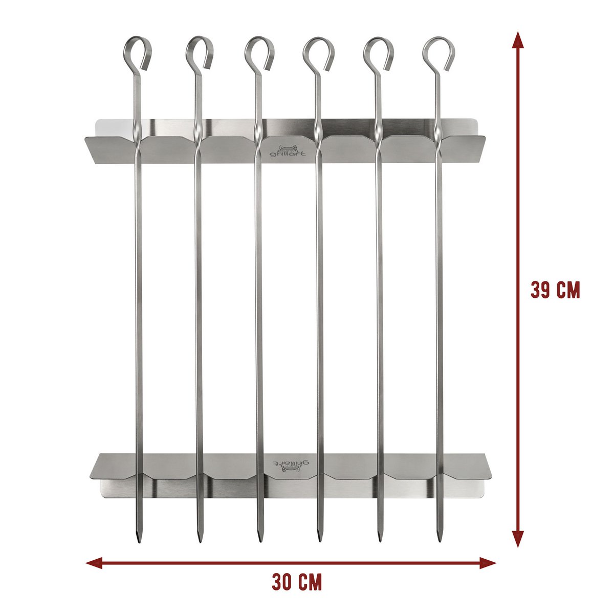 Premium Saflik skewers made of stainless steel with frame