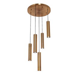 Cilindro della lampada sospesa 5 | D'oro