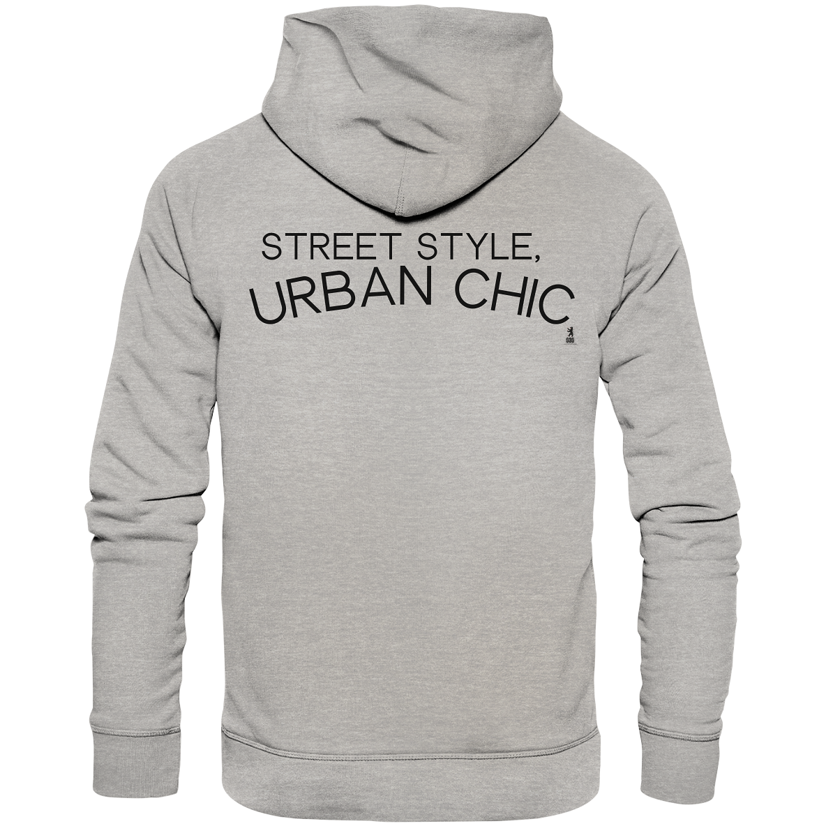 Urban chic: felpa con cappuccio organica