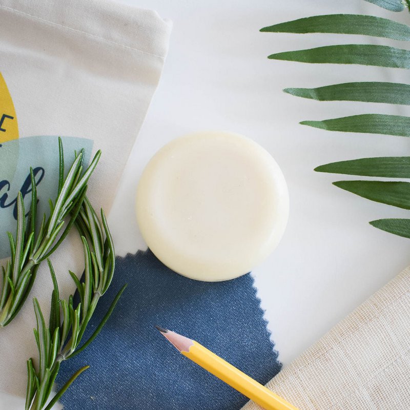 Rosmarin & Lime Solid Conditioner Bar | Naturlig hårbalsam til alle hårtyper | Vegansk, plastikfri hårpleje