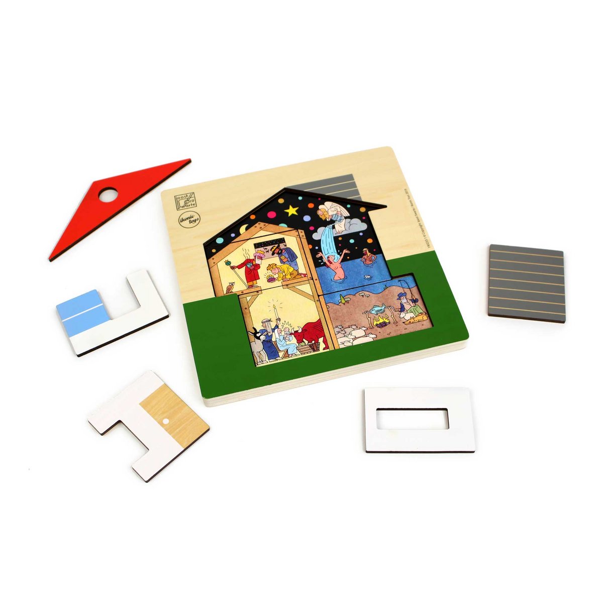 Houten Puzzel - 'Huis' - Joost Swarte