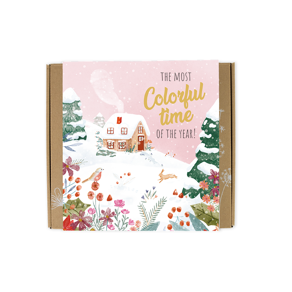 Gift Box Medium - Xmas Winter Landscape