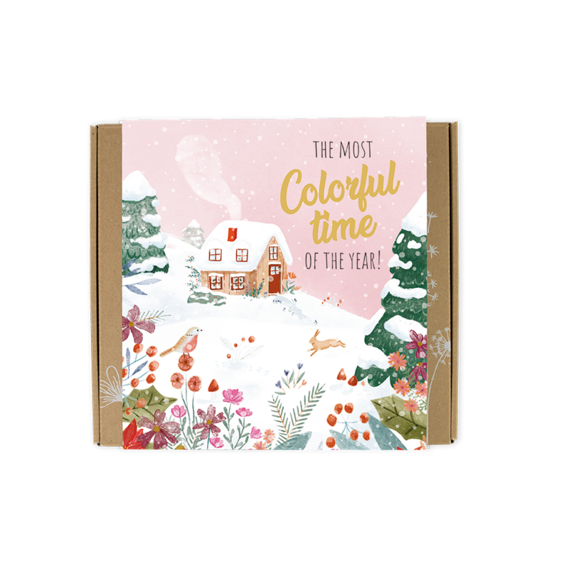 Gift Box Medium - Xmas Winter Landscape