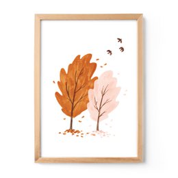 A4 Poster | Bomen in herfst