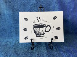 Kaffee-Postkarte