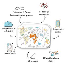 Coloriboard - La Map Monde