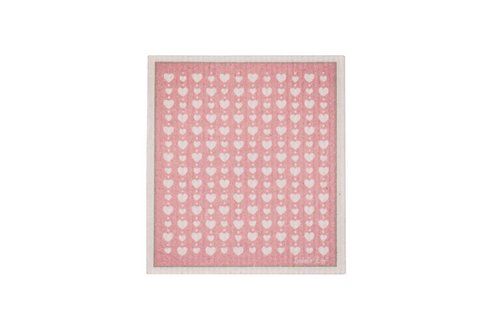 Spültuch Love rosa 17x20 cm Isabelle Rose