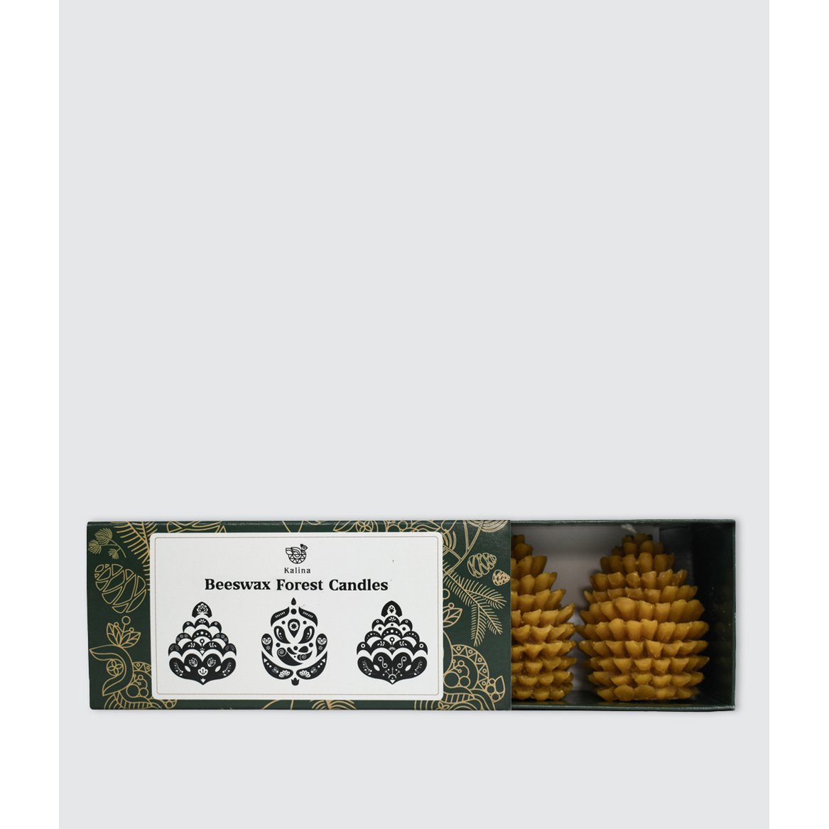 Velas del bosque de cera de abejas