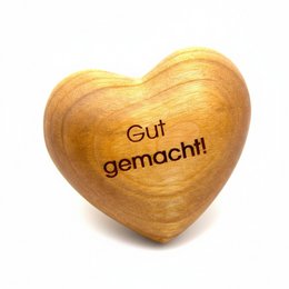 Cuore di legno di ringraziamento Ben fatto.