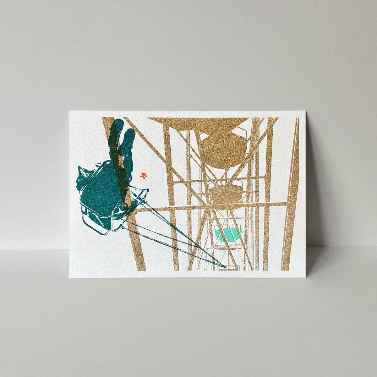 Riso postcard fair no. 2, risography