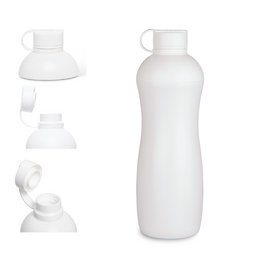 Biodrup biobasierte Trinkflasche 500 ml Weiß